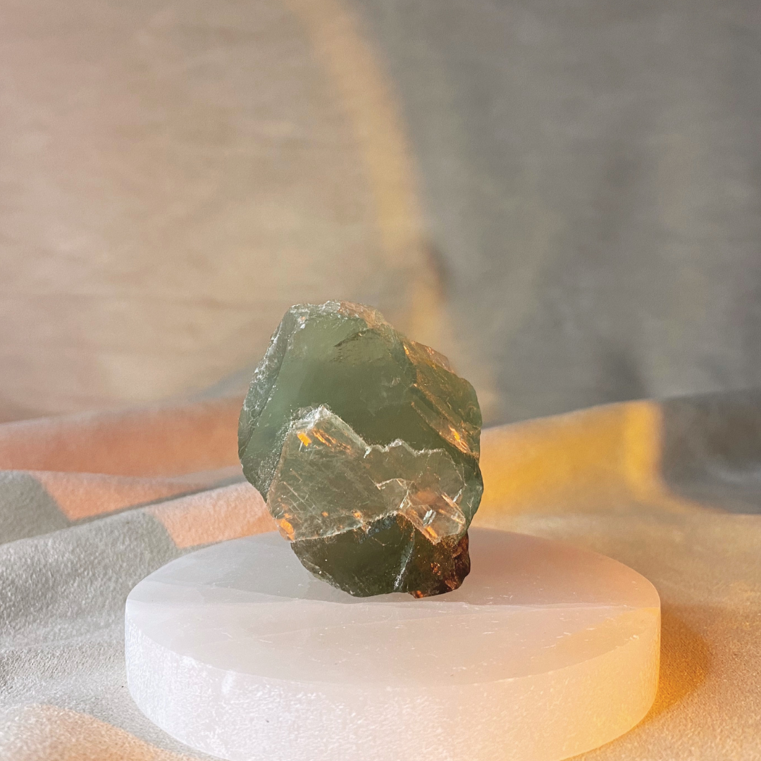 Green Fluorite Raw