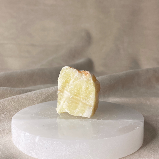 Yellow Aragonite Raw